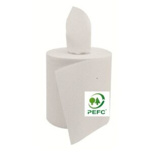 Papīra dvielis rullī bez serdeņa vai ar ražotāja paredzētu viegli izņemamu serdeni - papīrs izvelkams no vidus. Roku dvielis no 100% celulozes, no jaunšķiedras